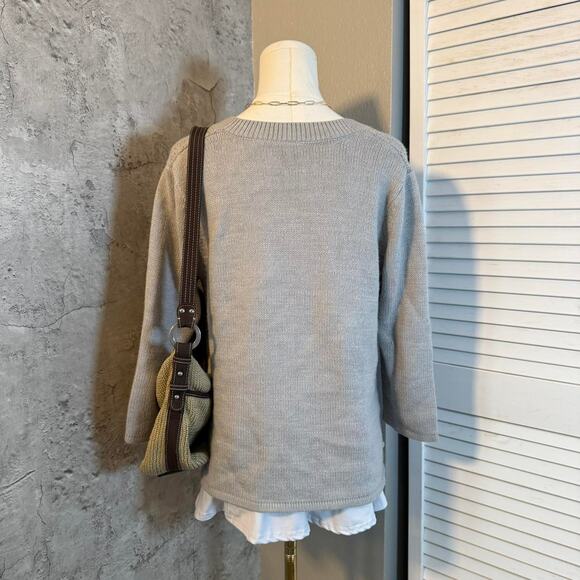 Kim Roger’s Grey Knit Button Up Cardigan - Picture 5 of 7